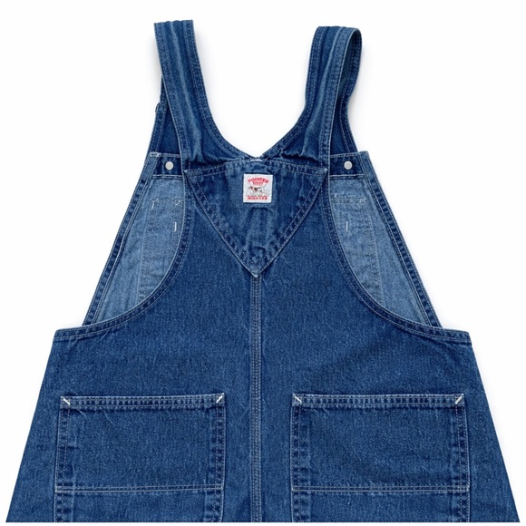 Pointer Brand Vintage USA Carpenter Cargo Denim Overalls Bibs Men’s 34 x 32 - Picture 5 of 11